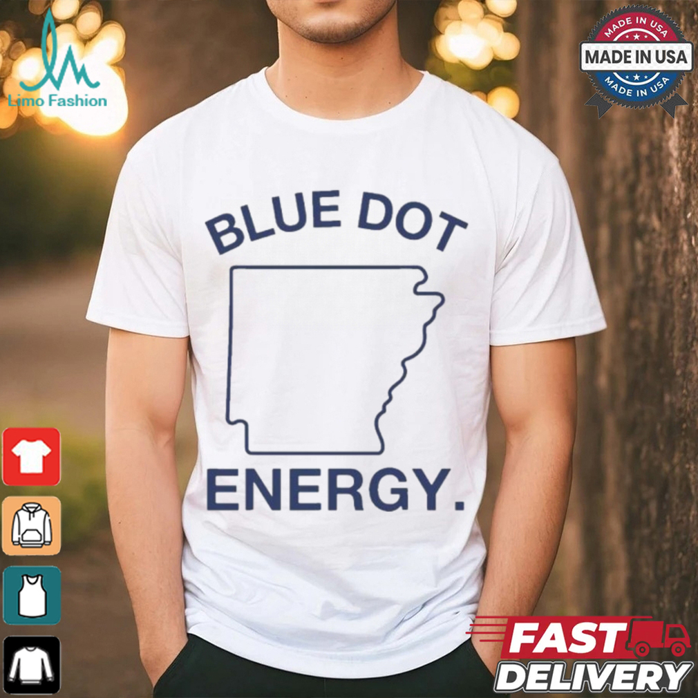 Official Arkansas Blue Dot Enegry T Shirt Official Arkansas Blue Dot Enegry T Shirt