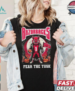 Official Arkansas Razorbacks Fear The Tusk Halloween Shirt