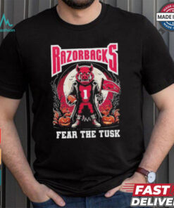 Official Arkansas Razorbacks Fear The Tusk Halloween Shirt