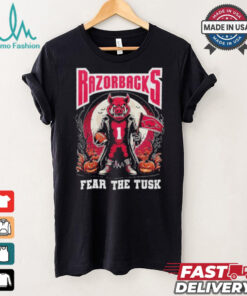 Official Arkansas Razorbacks Fear The Tusk Halloween Shirt