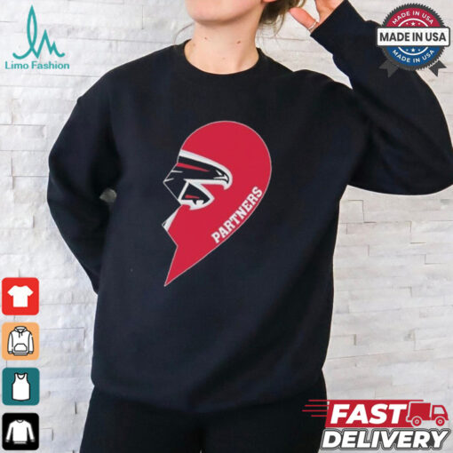 Official Atlanta Falcons Partners Half Heart Shirt