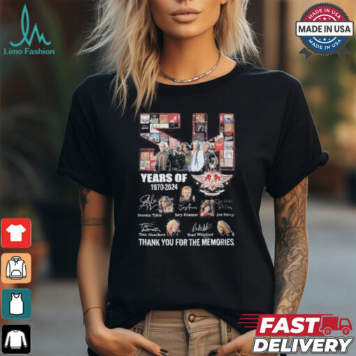 Official Authentic Years Of 1970  2024 Signature Thank You For The Memories Shirt