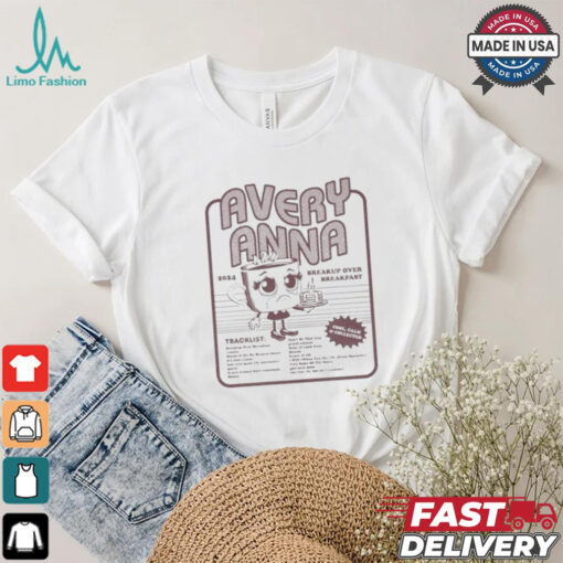 Official Avery Anna 2024 Breakup Over Breakfast Shirt
