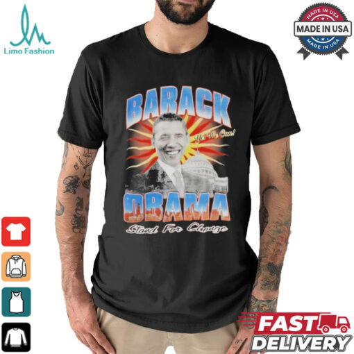 Official Barack Obama 2008 Yes We Can Stand For Change T shirt