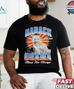 Official Barack Obama 2008 Yes We Can Stand For Change T shirt