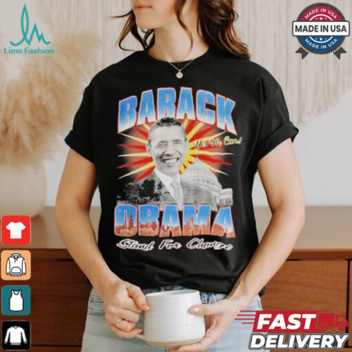 Official Barack Obama 2008 Yes We Can Stand For Change T shirt