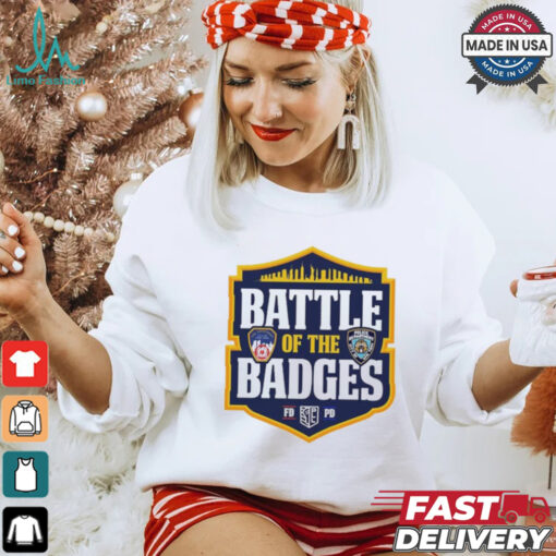 Official Battle of the Badges NYPD and the FDNY 2024 PLL Semifinals at Shuart Stadium Shirt