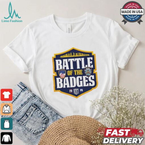 Official Battle of the Badges NYPD and the FDNY 2024 PLL Semifinals at Shuart Stadium Shirt