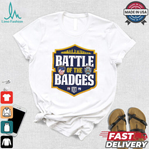 Official Battle of the Badges NYPD and the FDNY 2024 PLL Semifinals at Shuart Stadium Shirt