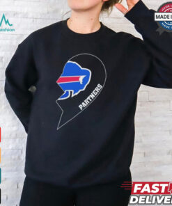 Official Buffalo Partners Half Heart Shirt, hoodie, sweater, long sleeve and tank top Official Buffalo Partners Half Heart Shirt