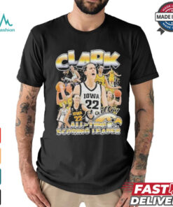 Official Caitlin Clark All Time Scoring Leader Player Basketball Iowa Hawkeyes Shirt