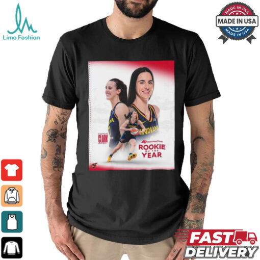 Official Caitlin Clark Indiana Fever Associated Press Rookie Of The Year 2024 shirt