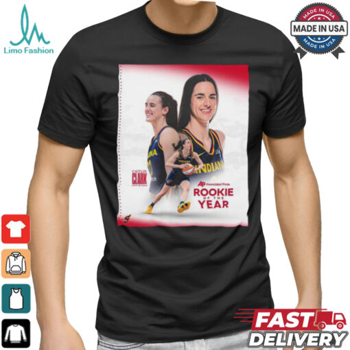 Official Caitlin Clark Indiana Fever Associated Press Rookie Of The Year 2024 shirt