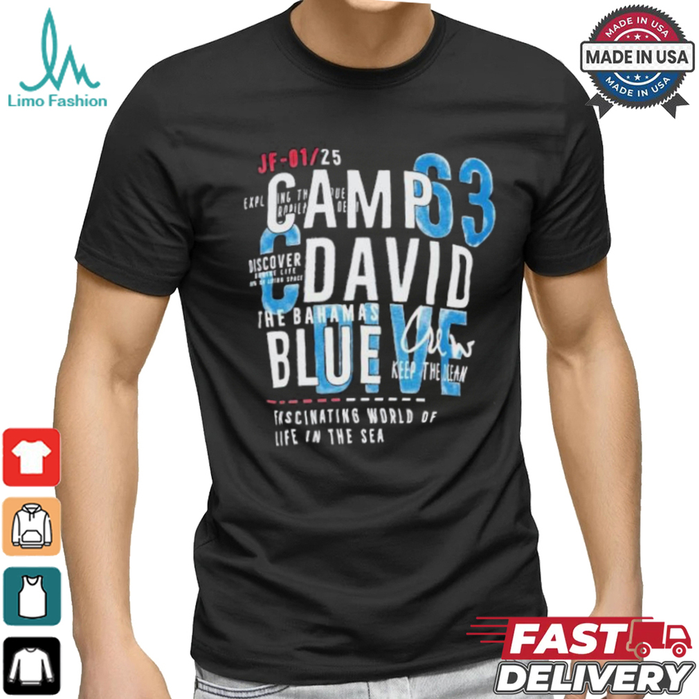 Official Camp David The Bahamas Blue Crew Keep The Ocean Fascinating World Of Life In The Sea T Shirt Official Camp David The Bahamas Blue Crew Keep The Ocean Fascinating World Of Life In The Sea T Shirt
