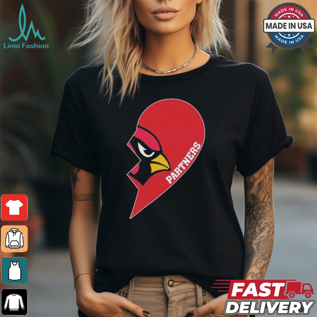 Official Cardinals Partners Half Heart Shirt Official Cardinals Partners Half Heart Shirt