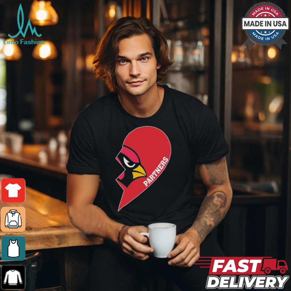Official Cardinals Partners Half Heart Shirt Official Cardinals Partners Half Heart Shirt