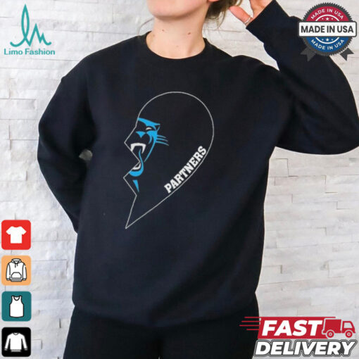 Official Carolina Panthers Partners Half Heart Shirt