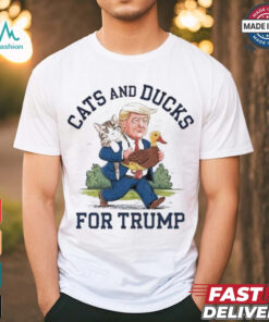 Official Cats and Ducks for Trump 2024 Kittens and Ducks for Trump T Shirt