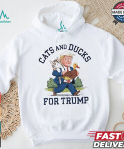 Official Cats and Ducks for Trump 2024 Kittens and Ducks for Trump T Shirt