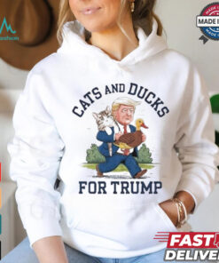 Official Cats and Ducks for Trump 2024 Kittens and Ducks for Trump T Shirt