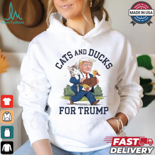 Official Cats and Ducks for Trump 2024 Kittens and Ducks for Trump T Shirt