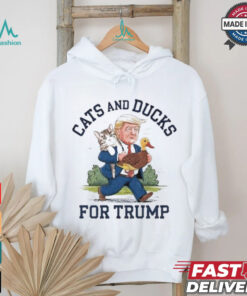 Official Cats and Ducks for Trump 2024 Kittens and Ducks for Trump T Shirt