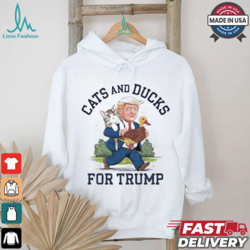 Official Cats and Ducks for Trump 2024 Kittens and Ducks for Trump T Shirt