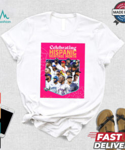 Official Celebrating Happy Hispanic Heritage Month MLB Players Poster t shirt