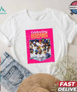 Official Celebrating Happy Hispanic Heritage Month MLB Players Poster t shirt