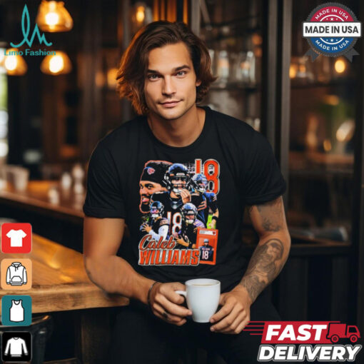 Official Chicago Bears #1 Draft Pick Caleb Williams 18 Graphic t shirt