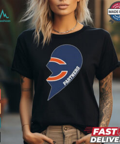 Official Chicago Bears Partners Half Heart Shirt
