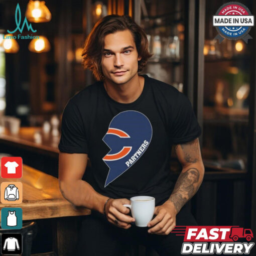 Official Chicago Bears Partners Half Heart Shirt