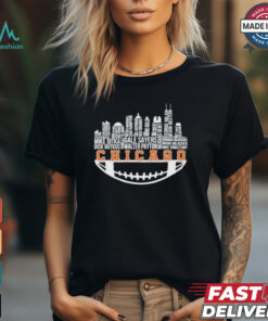 Official Chicago Text City Basketball Shirt
