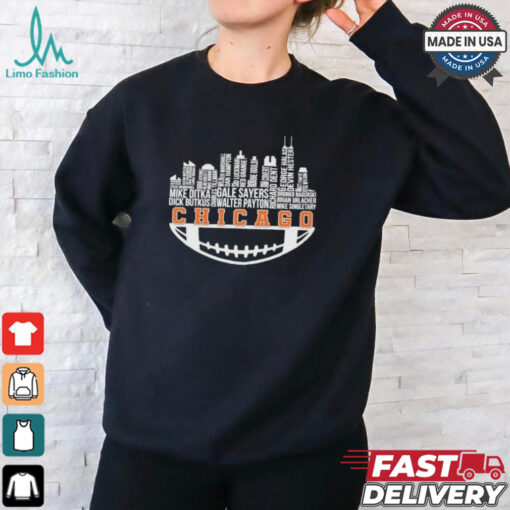 Official Chicago Text City Basketball Shirt