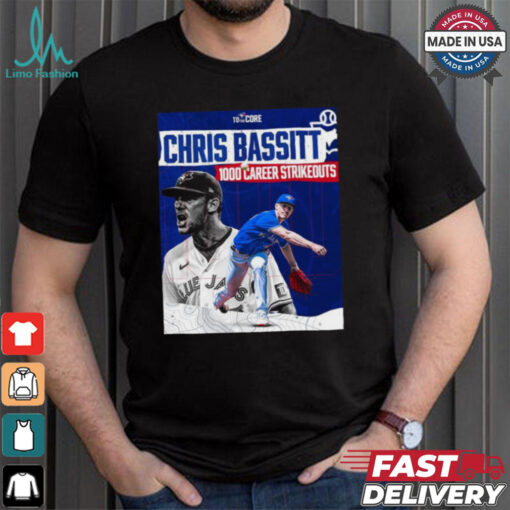 Official Chris Bassitt Toronto Blue Jays 1000 Career Strikeouts shirt