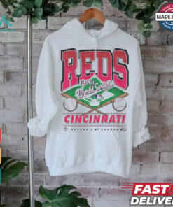 Official Cincinnati Reds White Straight Shot 47 Franklin Fashion Shirt