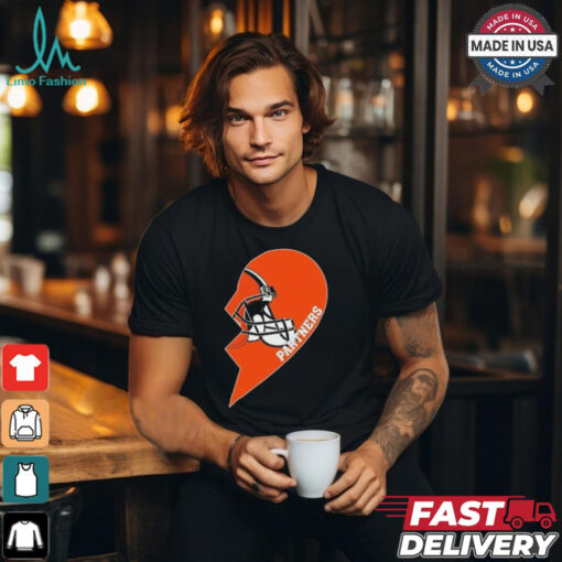 Official Cleveland Browns Partners Half Heart Shirt