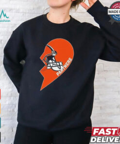 Official Cleveland Browns Partners Half Heart Shirt
