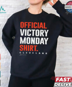 Official Cleveland Browns Victory Monday t shirt