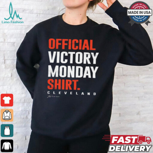 Official Cleveland Browns Victory Monday t shirt
