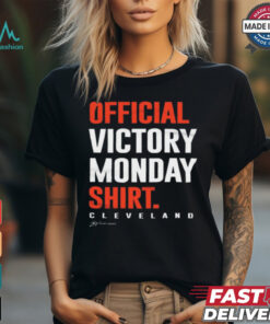 Official Cleveland Browns Victory Monday t shirt