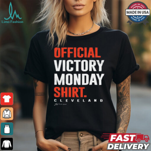 Official Cleveland Browns Victory Monday t shirt