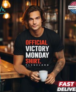 Official Cleveland Browns Victory Monday t shirt