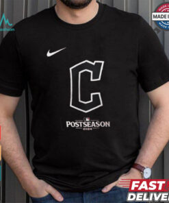 Official Cleveland Guardians Nike 2024 MLB Postseason Authentic Collection Legend T Shirt