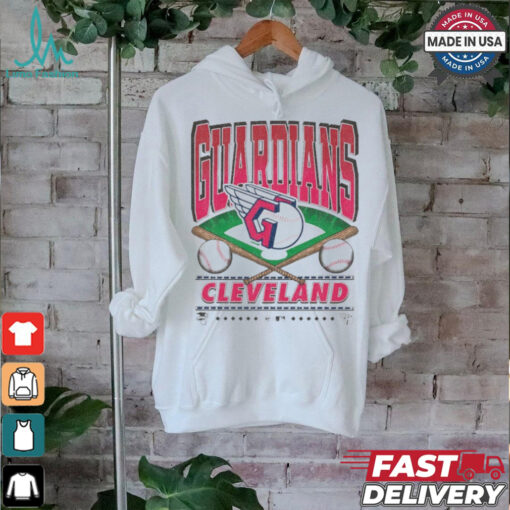 Official Cleveland Guardians White Straight Shot 47 Franklin Fashion Shirt