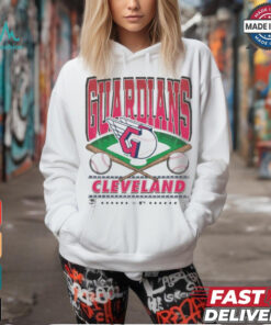Official Cleveland Guardians White Straight Shot 47 Franklin Fashion Shirt