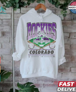 Official Colorado Rockies White Straight Shot 47 Franklin Fashion Shirt