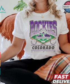 Official Colorado Rockies White Straight Shot 47 Franklin Fashion Shirt