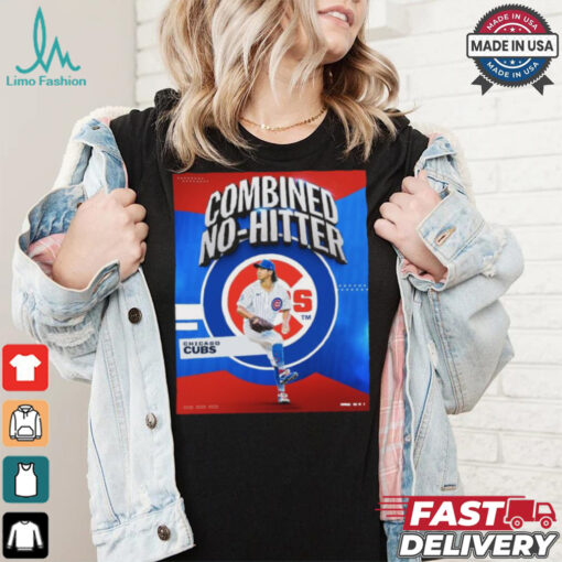 Official Combined No Hitter Chicago Cubs T Shirt