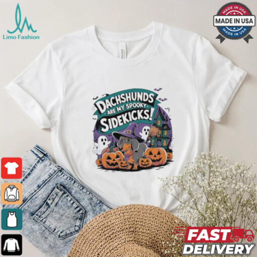Official Dachshunds Are My Spooky Sidekicks Halloween T shirt
